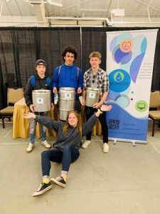 Isowater Deuterium Oxide Delivery exhibiting co-op career opportunities to students at the South Georgian Bay Region Youth Expo