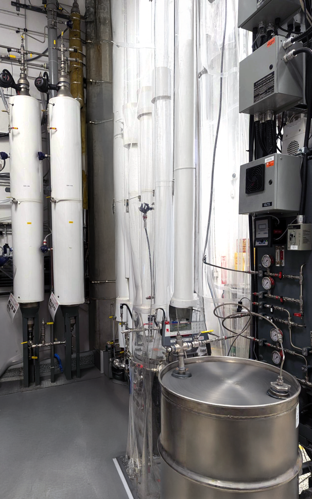 Isowater's onsite refinement process.